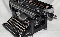Máquina de escribir restaurada