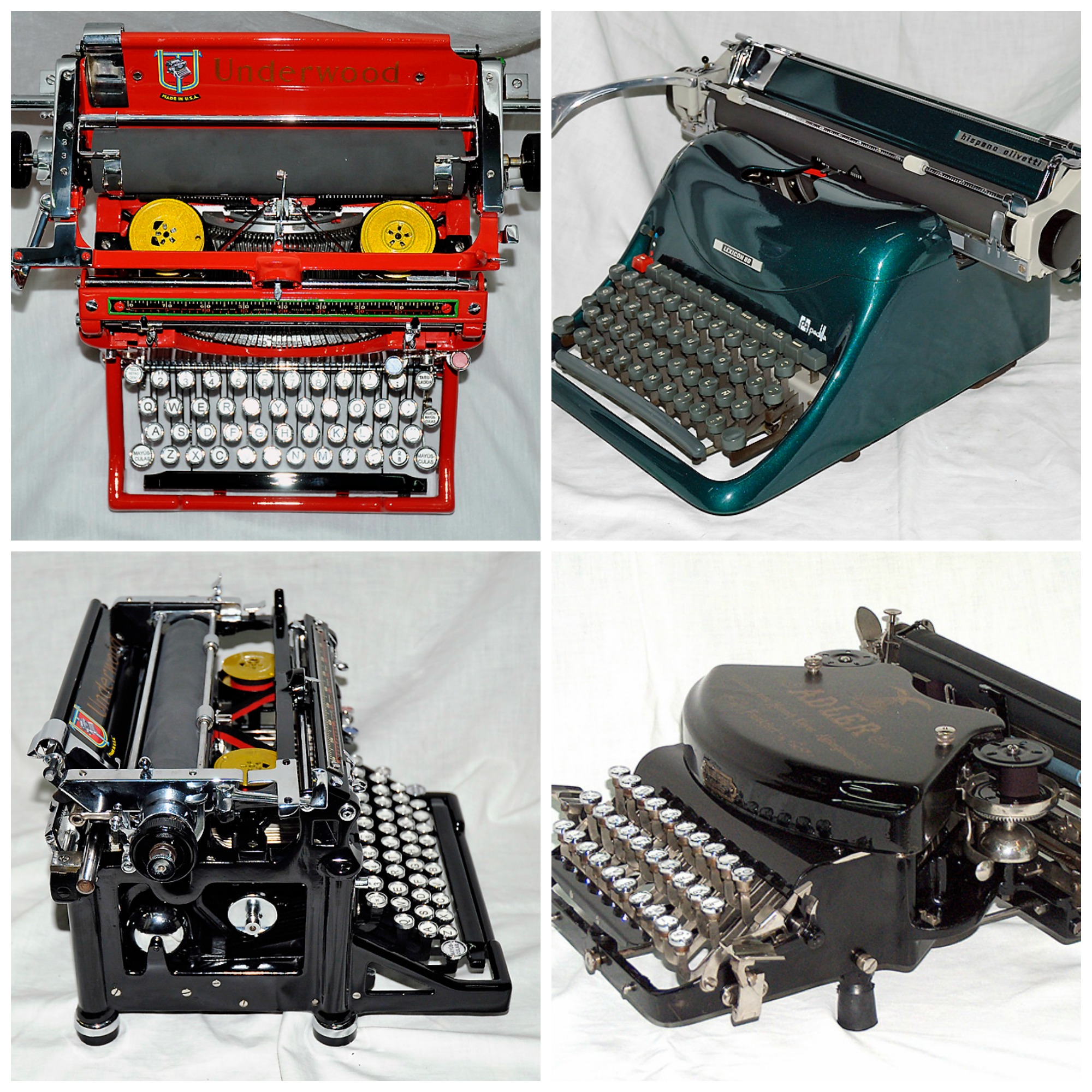 Restauración de máquinas de escribir para uso decorativo